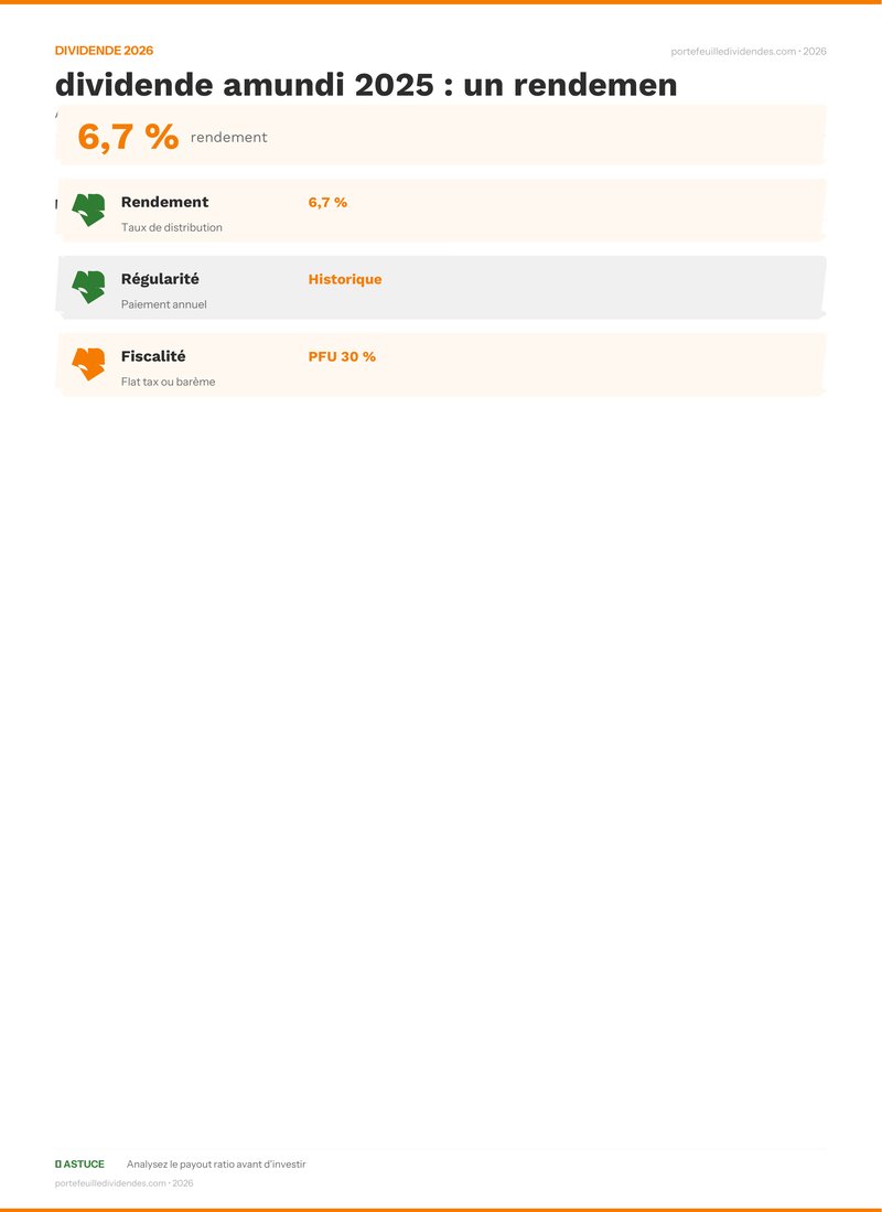 Analyse dividende - dividende amundi 2025 : un ren
