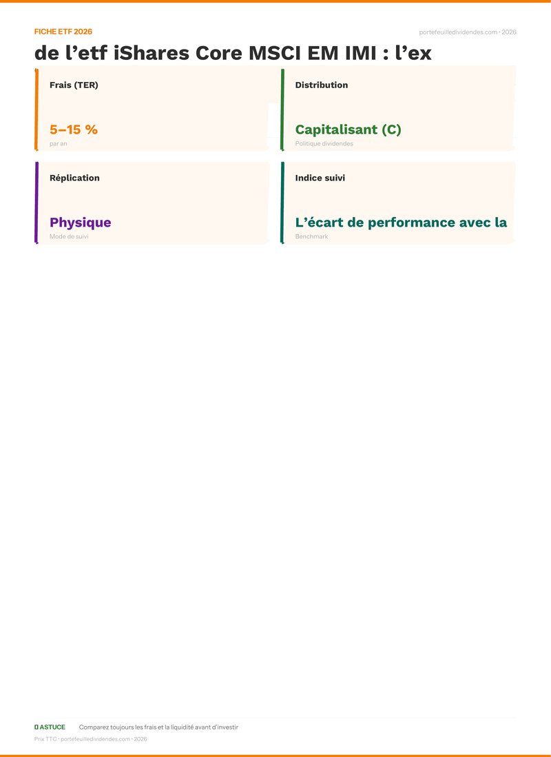 Fiche ETF - Avis et analyse de l’etf iShares Core MS