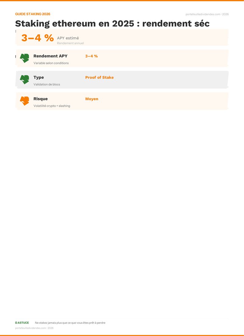 Guide staking - Ethereum