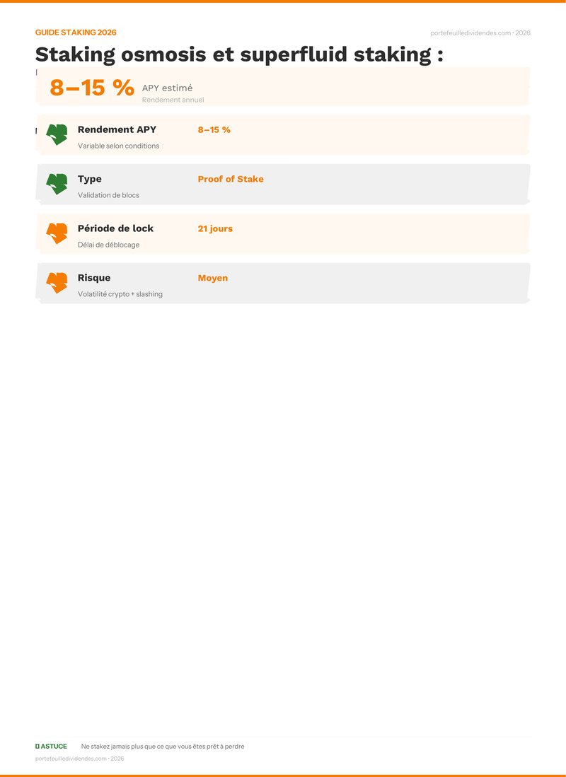 Guide staking - Osmosis