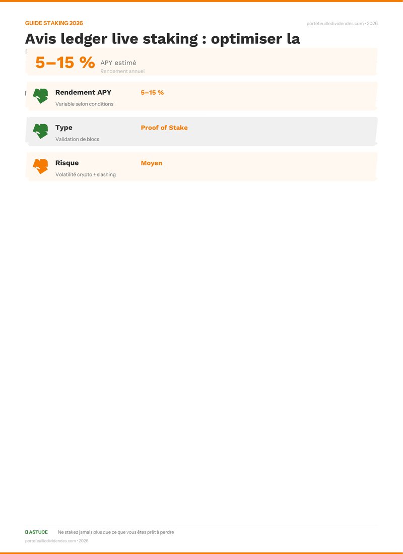 Guide staking - Dans