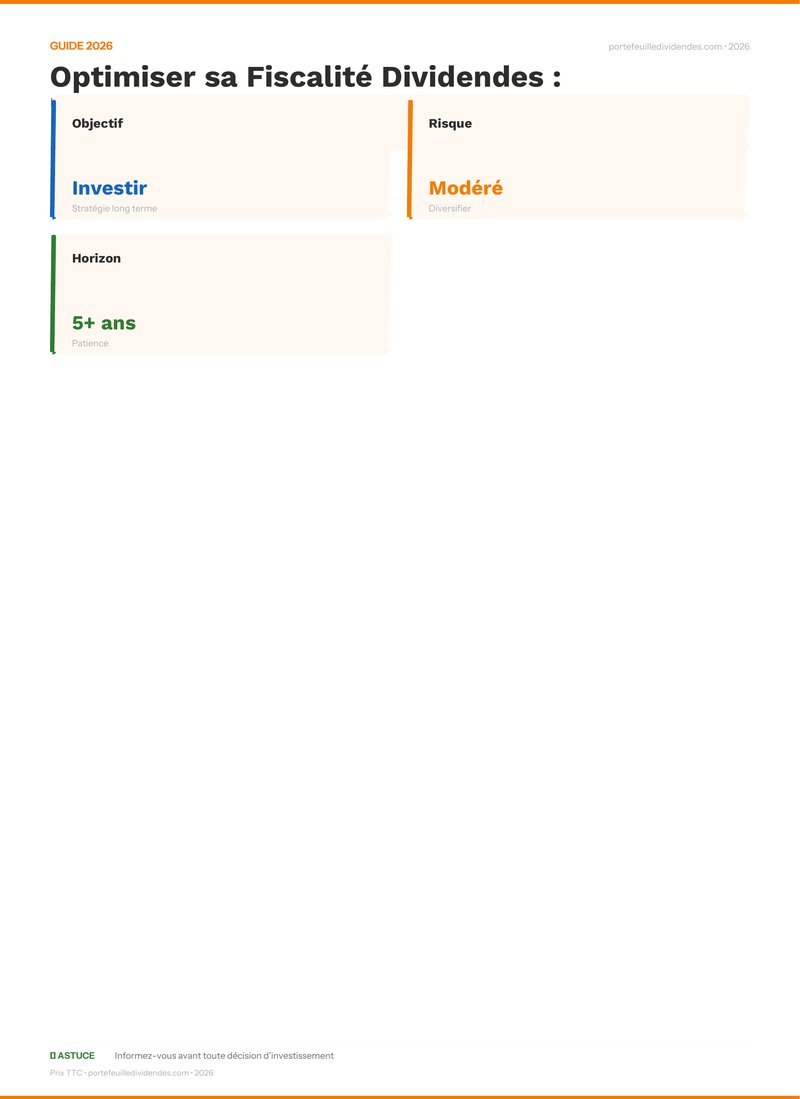 Guide - Optimiser sa Fiscalité Dividen