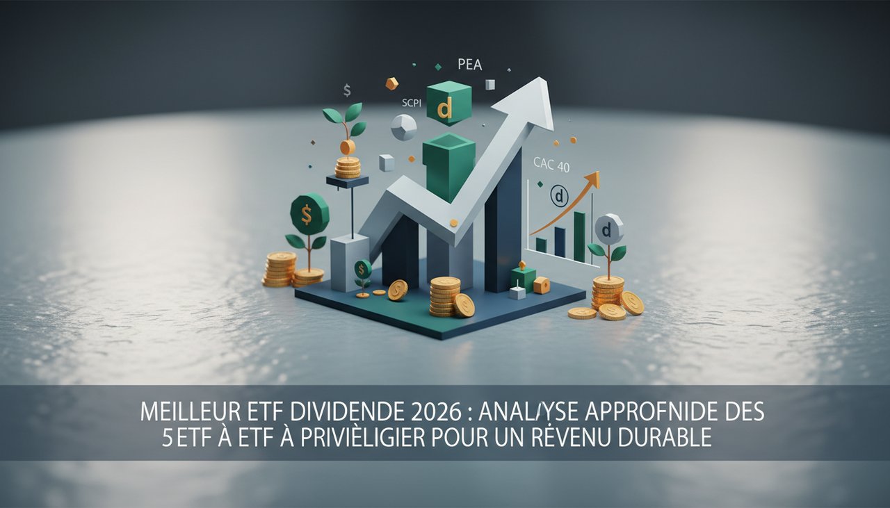 Meilleur ETF dividende 2026 : analyse approfondie des 5 ETF à privilégier pour un revenu durable
