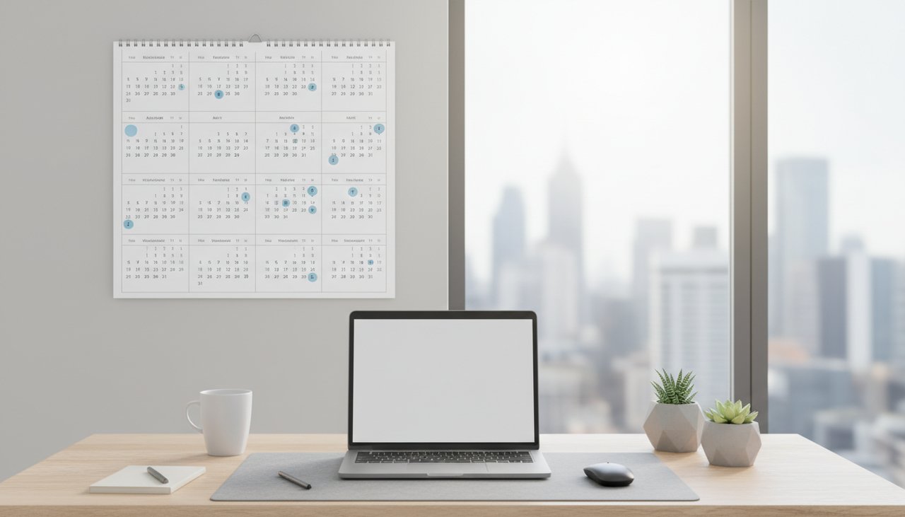 Calendrier annuel affichant les dates de detachement des dividendes des actions cotees francaises