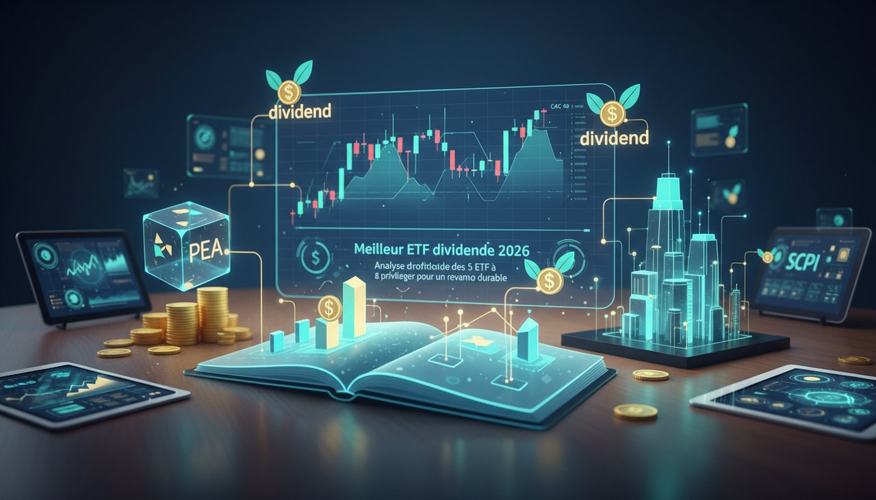 Meilleur ETF dividende 2026 : analyse approfondie des 5 ETF à privilégier pour un revenu durable