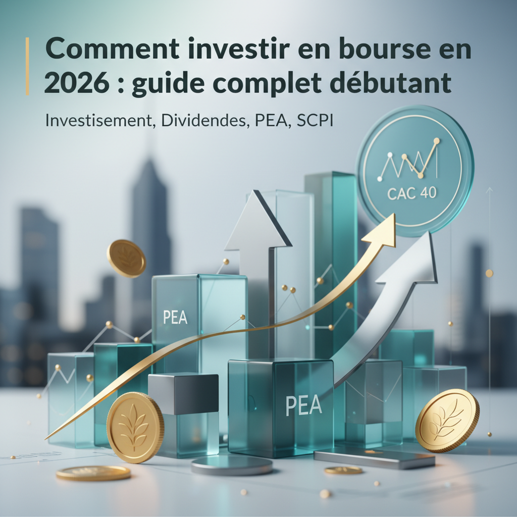 Comment investir en bourse en 2026 : guide complet débutant