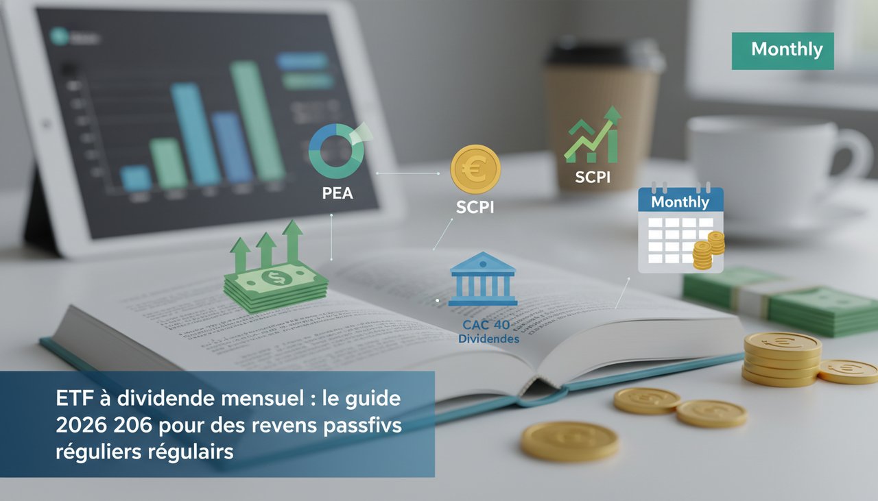 ETF à dividende mensuel : le guide 2026 pour des revenus passifs réguliers