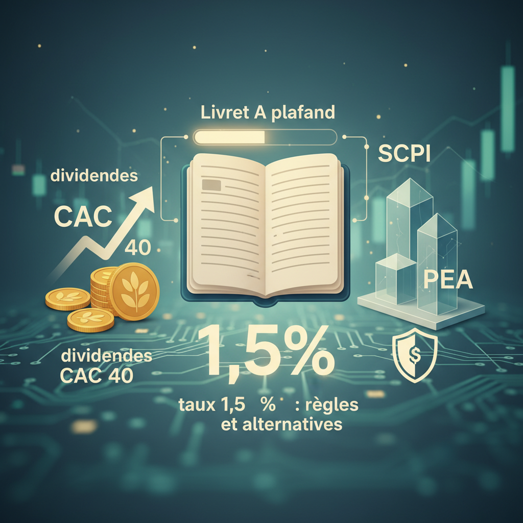Livret A plafond Banque Populaire 2026 : taux 1,5 %, règles et alternatives