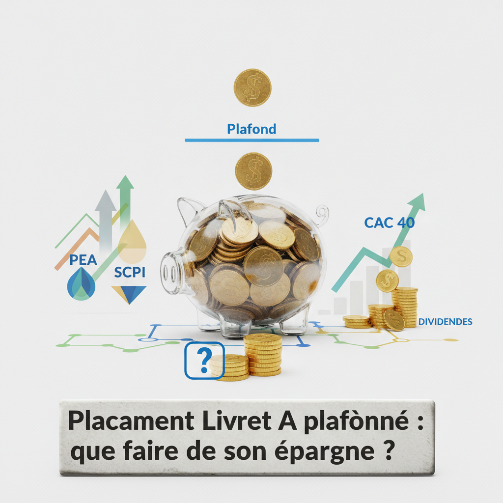Placement Livret A plafonne : que faire de son epargne