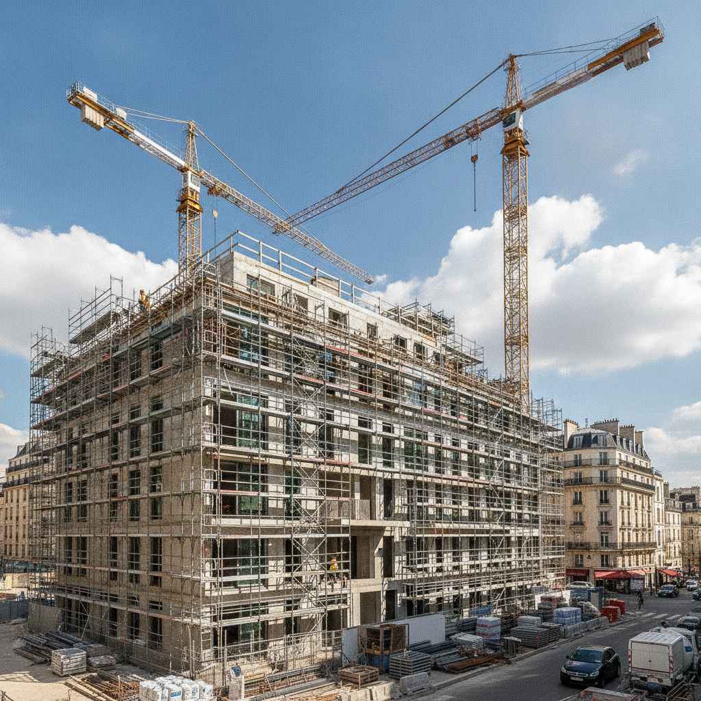 Programme immobilier résidentiel financé par crowdfunding immobilier en construction