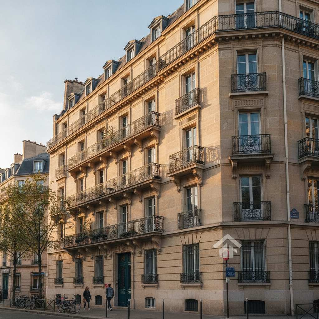Immeuble parisien symbolisant l'investissement en SCPI de rendement