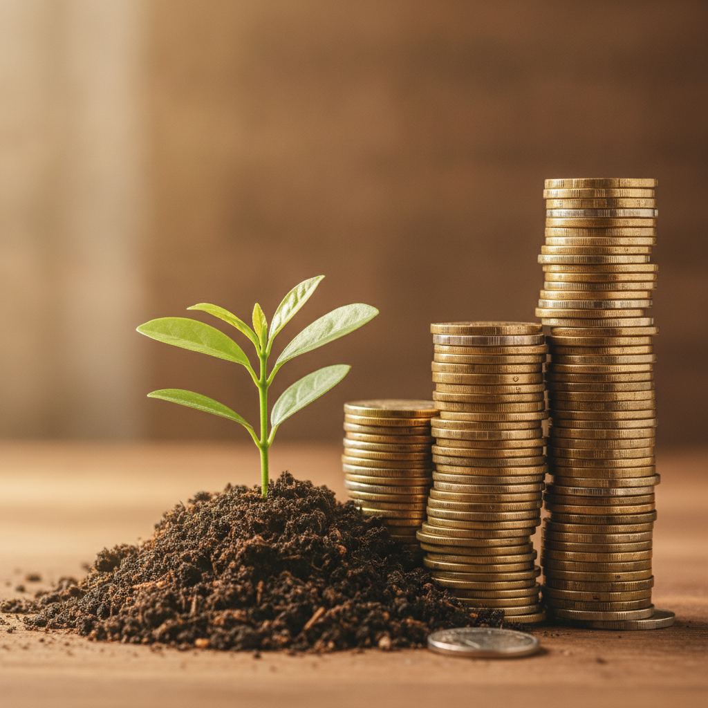 Croissance d'un investissement de long terme